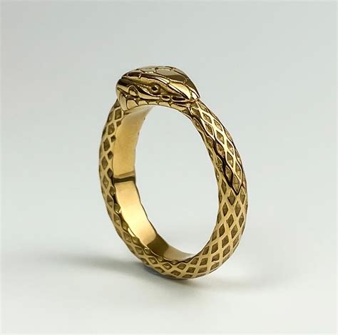 gold snake ring gucci|gucci snake ring men.